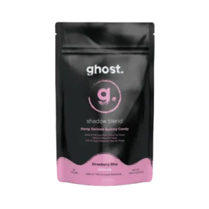 Strawberry Bliss Shadow Blend Ghost Gummies 5000mg