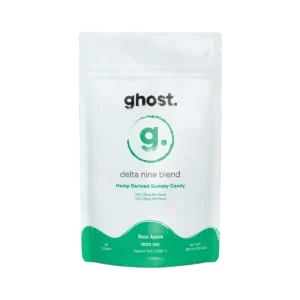 Sour Apple Delta 9 Ghost Gummies 1000mg